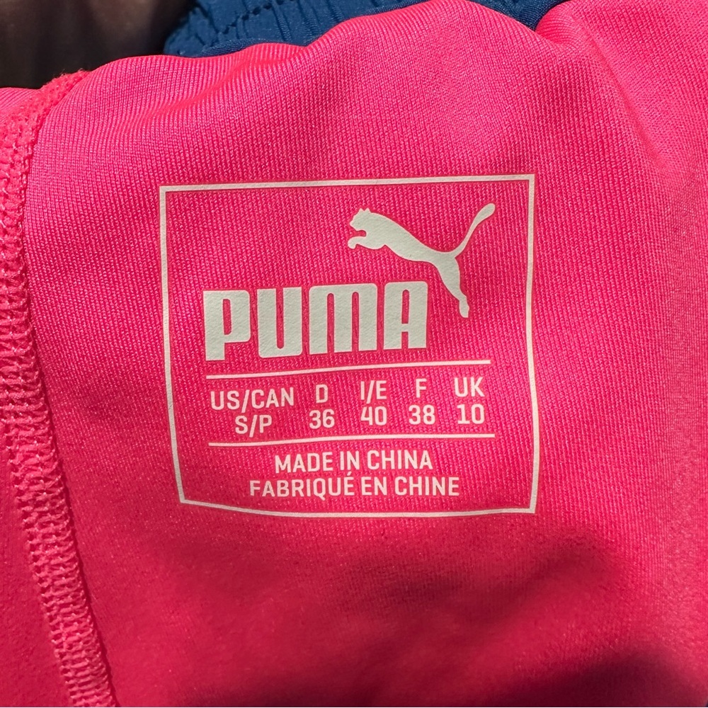 Puma The Last Lap 2 In 1 Running Shorts Pink Blue… - image 8